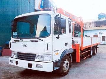 Xe tải cẩu 5 tấn Hyundai HD240