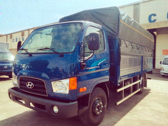 Xe mui phủ bạt Hyundai 110SL