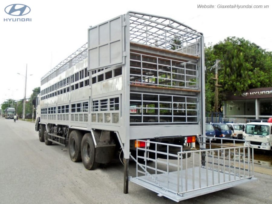 Thùng inox 2 tầng- bửng nâng