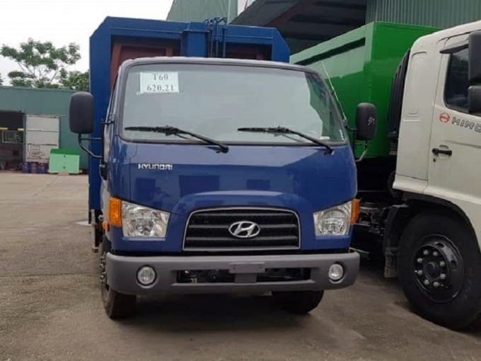 Xe cuốn ép chở rác Hyundai  NEW MIGHTY 110S 9m3