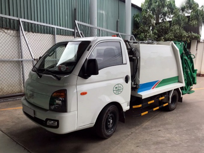 Xe ép rác Hyundai H150