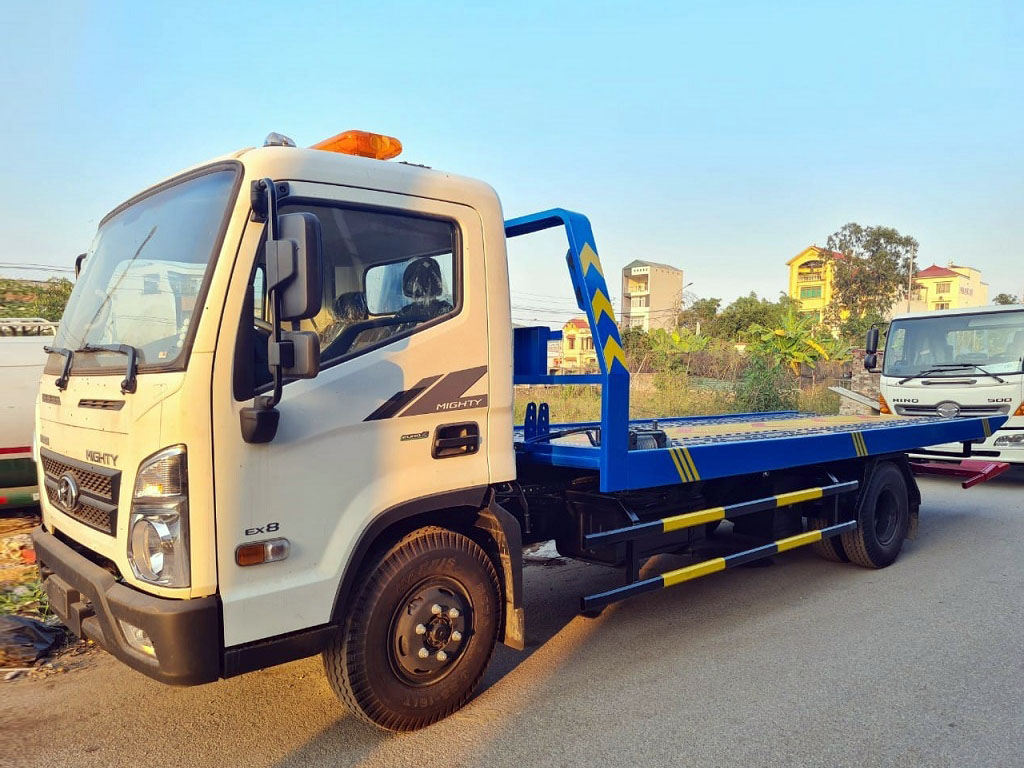 Xe sàn cứu hộ keo chở xe Hyundai-Ex8-3